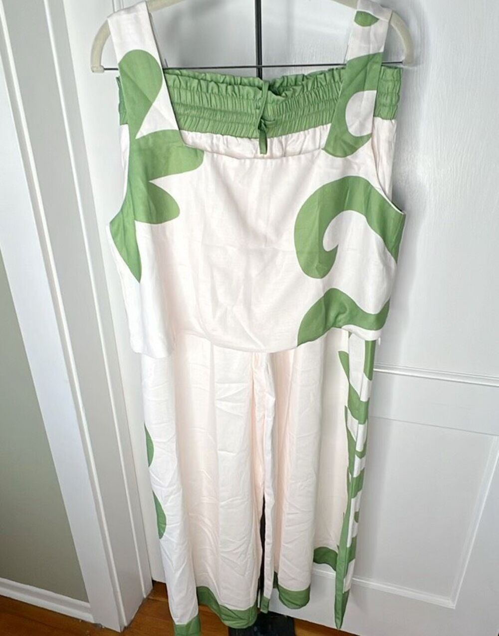 Petal & Pup Timothy Pant Set Beige Green Size XL Nwot